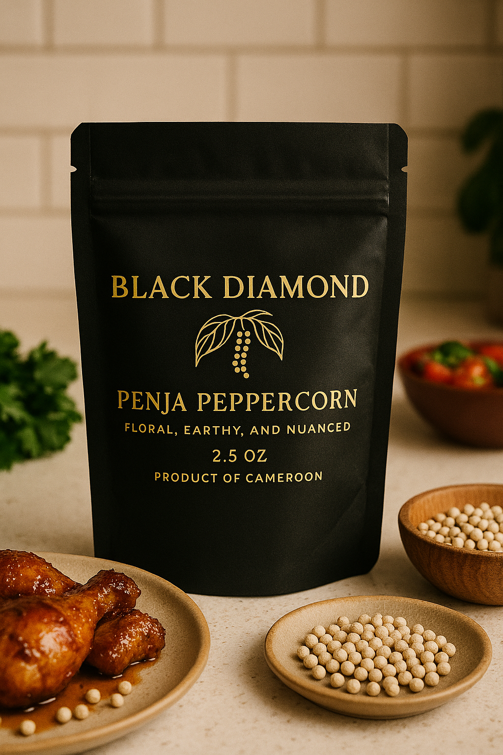PREMIUM PENJA PEPPERCORNS 2.5 oz (70g) | Origin: Cameroon