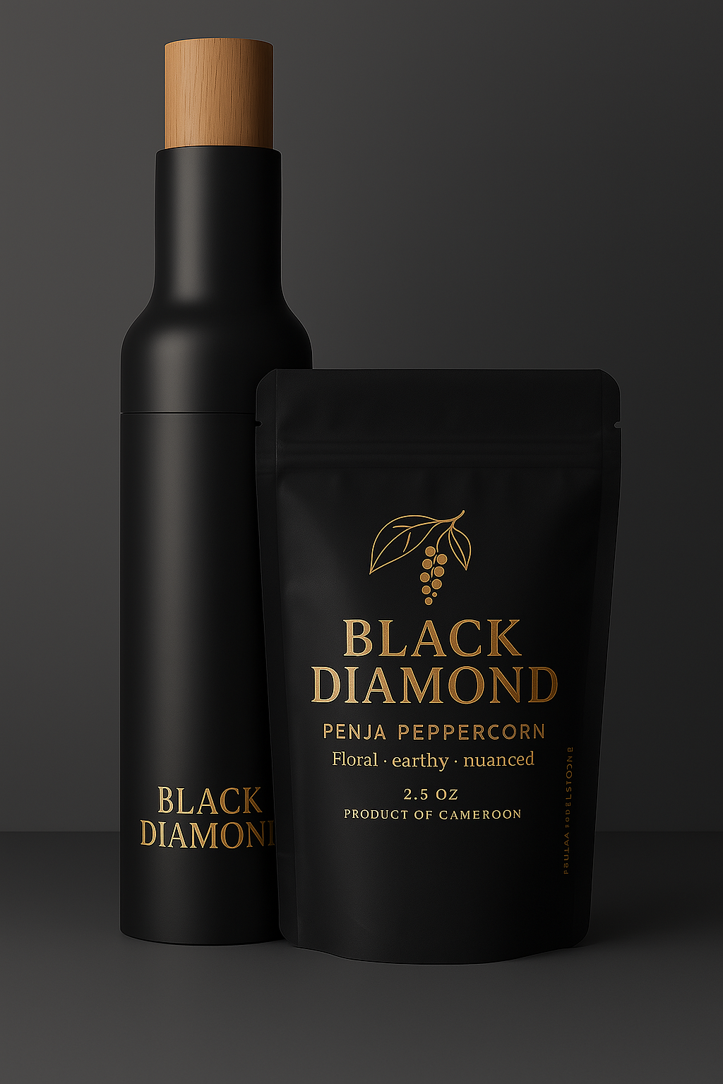 2.5 oz (70g) Premium Peppercorns + Professional-Grade Electric Grinder